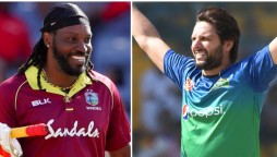 Shahid Afridi birthday Chris Gayle