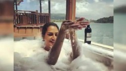 Surekha Vani in bathtub