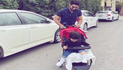 Muneeb Butt Performs His Daddy Duties