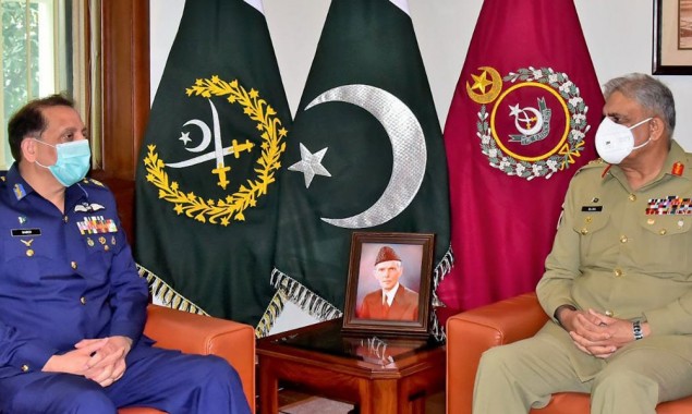 COAS felicitates Zaheer Babar For Taking Command As New Air Chief
