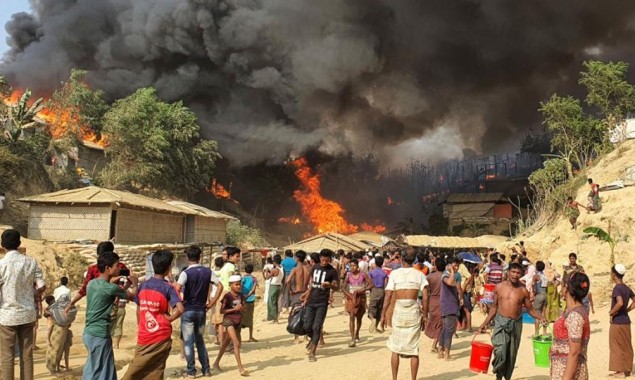 Bangladesh: Huge Fire Destroys Homes In Rohingya Refugee Camp Leaving 15 Dead