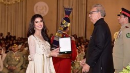 Mehwish Hayat Reminisces The Day She Was Honoured With Tamgha-e-Imtiaz