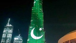 WATCH: Burj Khalifa Bleeds Green On Pakistan Day