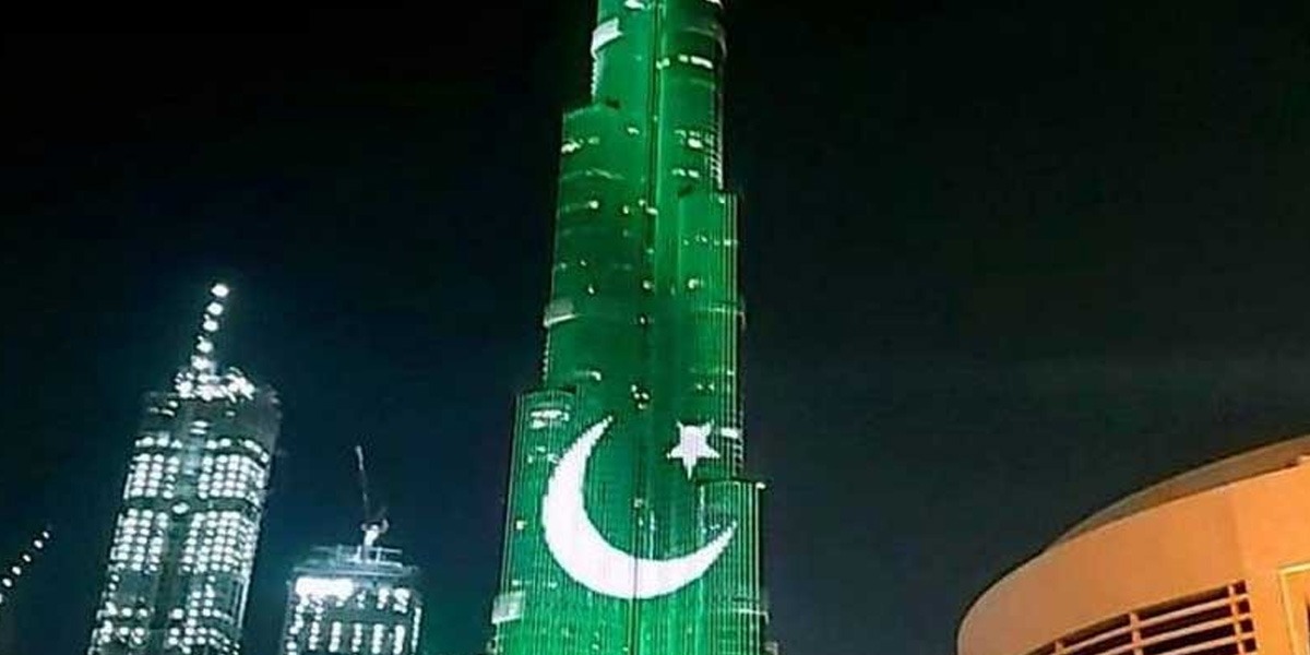 Burj Al Khalifa Pakistan Day