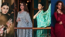 7 Times Zara Noor Abbas Embodies Elegance Donned In Graceful Sarees