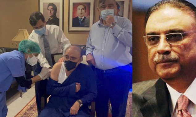 Former President Asif Zardari Receives First Dose Of COVID-19 Vaccine