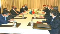 FM Calls On Turkish Counterpart On Sideline Of `Heart of Asia` Conference