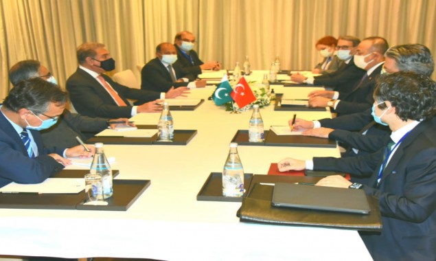 FM Calls On Turkish Counterpart On Sideline Of `Heart of Asia` Conference