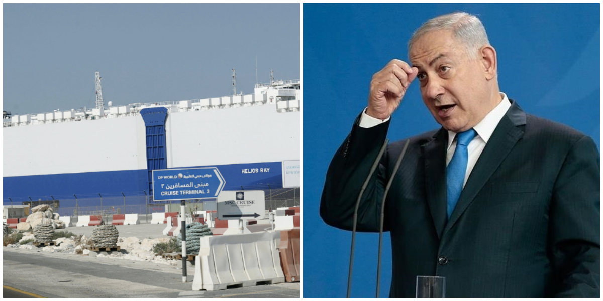 Israeli PM Accuses Iran Of Targeting Israeli Ship, Tehran Denies