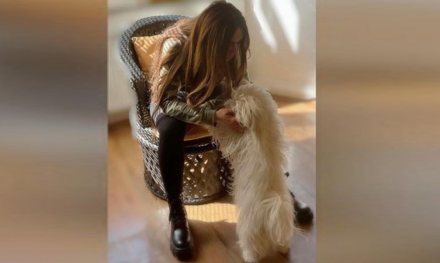 Ayyan Ali Shares A Passionate Lip-Lock With Her Pet Dog