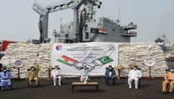 PNS NASR Sails Off To Africa On Humanitarian Mission