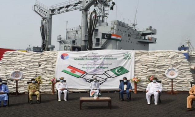 PNS NASR Sails Off To Africa On Humanitarian Mission