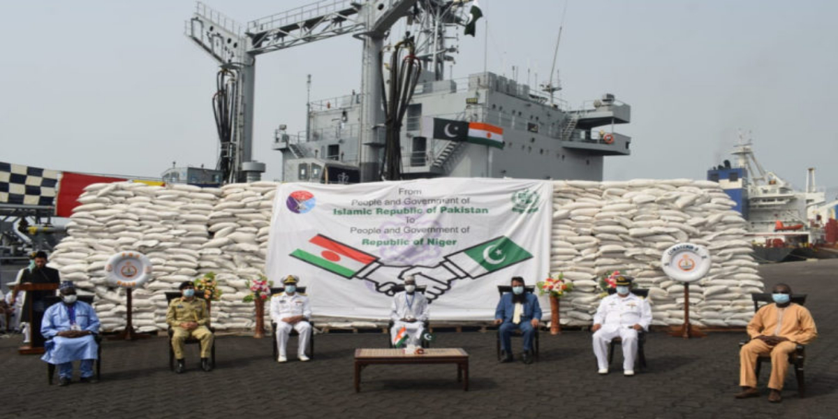 PNS NASR Sails Off To Africa On Humanitarian Mission