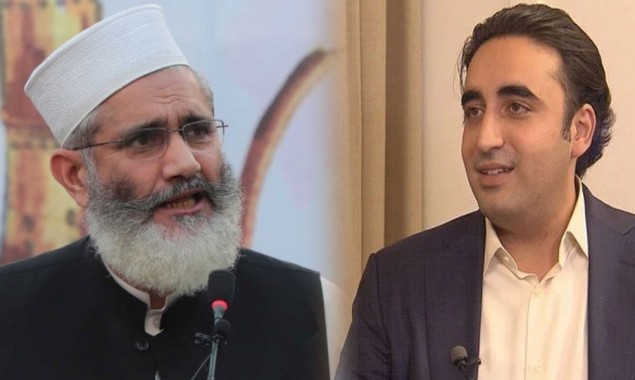 Bilawal Bhutto Zardari Holds Phone Talks With Sirajul Haq