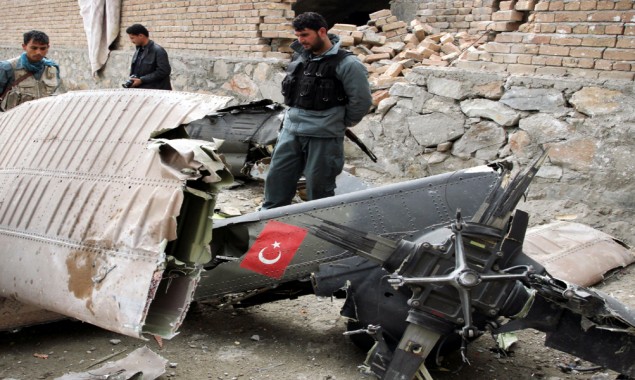 Turkish military helicopter crashed