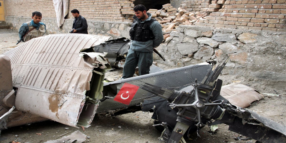 Turkish military helicopter crashed
