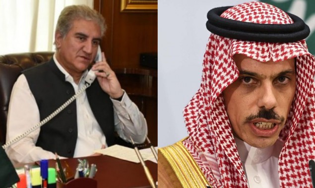 FM Qureshi, Saudi Counterpart Discuss enhanced bilateral cooperation in various fields