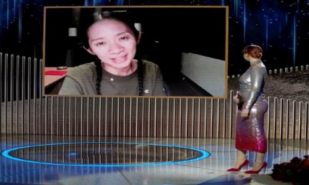 Chloe Zhao becomes first woman director to win Golden Globe