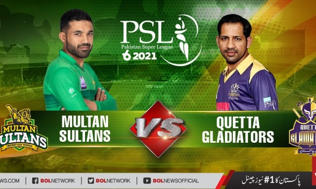 PSL 6 live score: Quetta Gladiators vs Multan Sultans Live Match 14