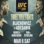 UFC 259: Adesanya vs. Jan Blachowicz start time, date