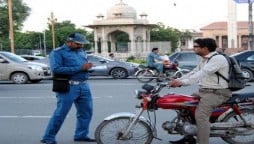 Lahore traffic police challan SOPs