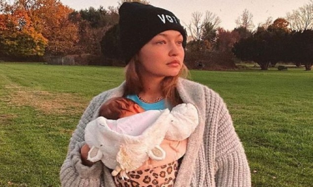 Gigi Hadid shares a glimpse of her 7-month-old daughter