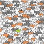 Can you find a bunny among these cats?