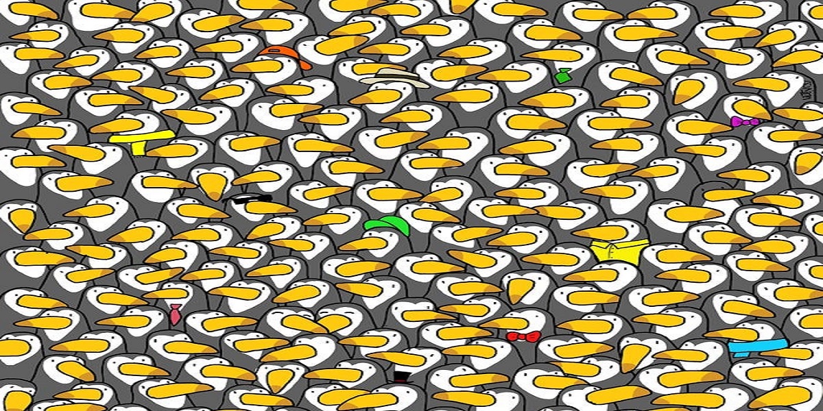 Can you find a different penguin among these penguins?
