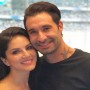 What did Sunny Leone receive on her wedding anniversary?