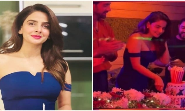 Pictures & Videos from Saba Qamar’s surprise birthday go viral