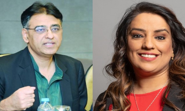 Asad Umar supports British MP as she opposes Pakistan inclusion in red list