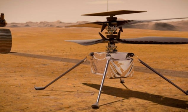 NASA’s Ingenuity Helicopter dropped on Mars surface