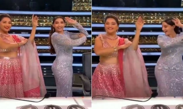 Watch: Madhuri Dixit, Nora Fatehi’s dance moves goes viral