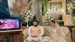 Mansha Pasha and Jibran Nasir tie the knot