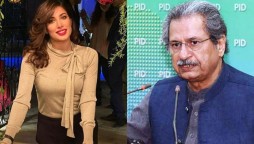 Mehwish Hayat thanks Shafqat Mahmood