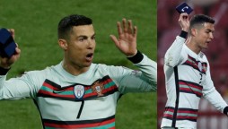 Ronaldo’s Thrown Armband Sold For $75,000 To Treat Serbian Patient