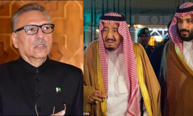 Saudi King, Crown Prince Extend Sincere Wishes For President Arif Alvi