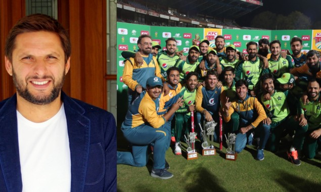 Shahid Afridi Congratulates Team Pakistan For Winning T20I Series Against South Africa