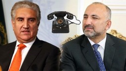 Pakistan FM discusses afghan peace process with Hanif Atmar