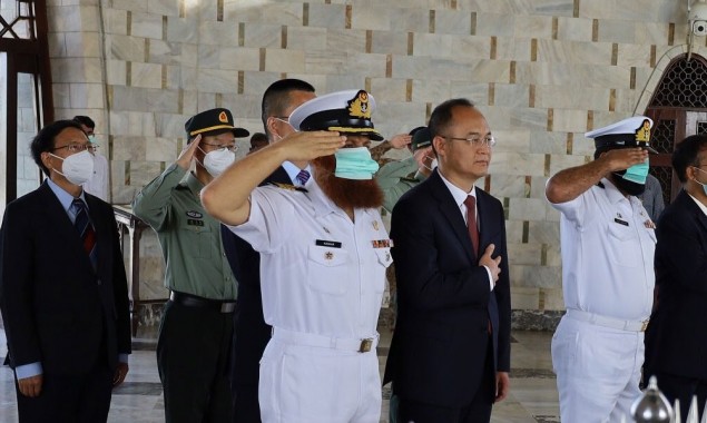 Chinese Ambassador to Pakistan Pays Visit To Mazar-e-Quaid