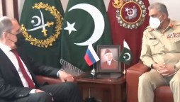 COAS Calls On Foreign Minister of Russia At GHQ