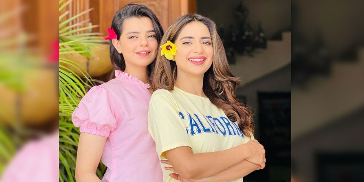 Saboor Aly Shares Motivational Quote On Hope While Posing With Srha Asgr