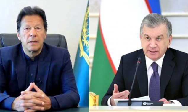 PM Imran With Uzbek Counterpart Hold First Virtual Summit