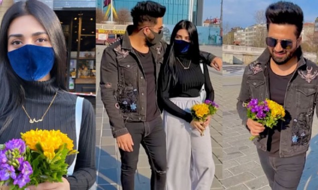 Falak Shabir and Mrs. Falak look adorable in their latest photos