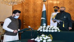 Farrukh Habib takes oath as Minister of State for I&B