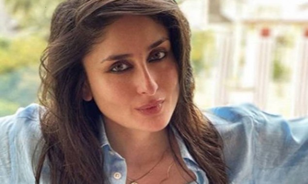 What does Kareena Kapoor take to bed with her?