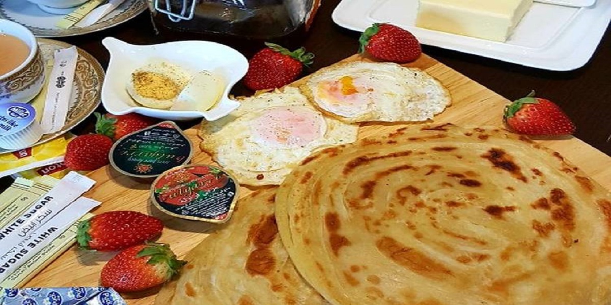 Sehri paratha lassi