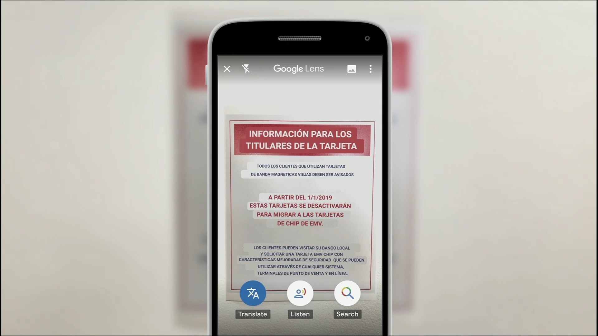 Screenshots are now automatically translated by Google Lens