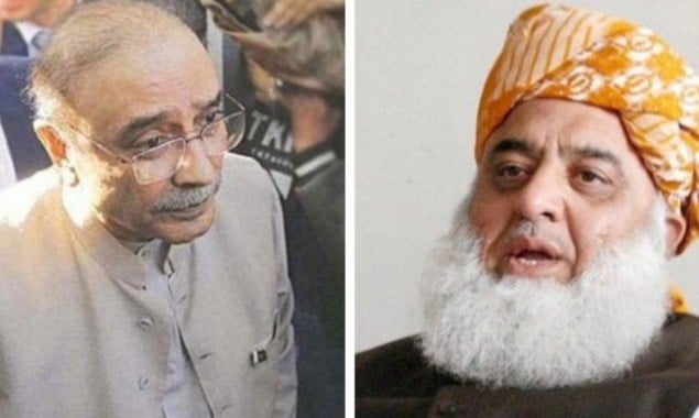 Zardari Calls Maulana Fazlur Rehman