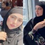 Sana Khan enjoys gold plated coffee on top of the world’s tallest building